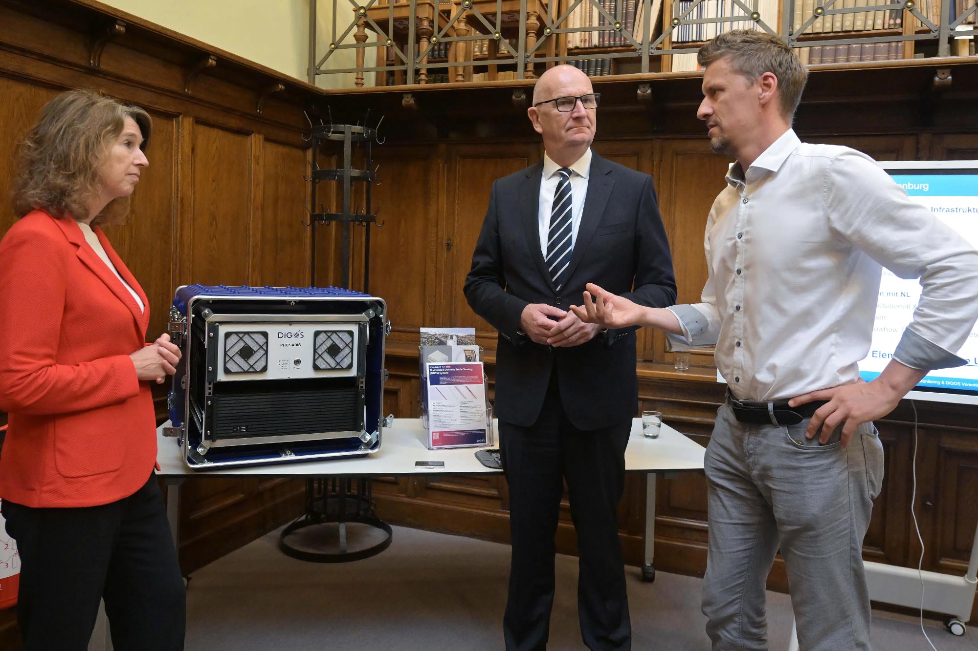 Dietmar Woidke and Hester Somsen at DiGOS