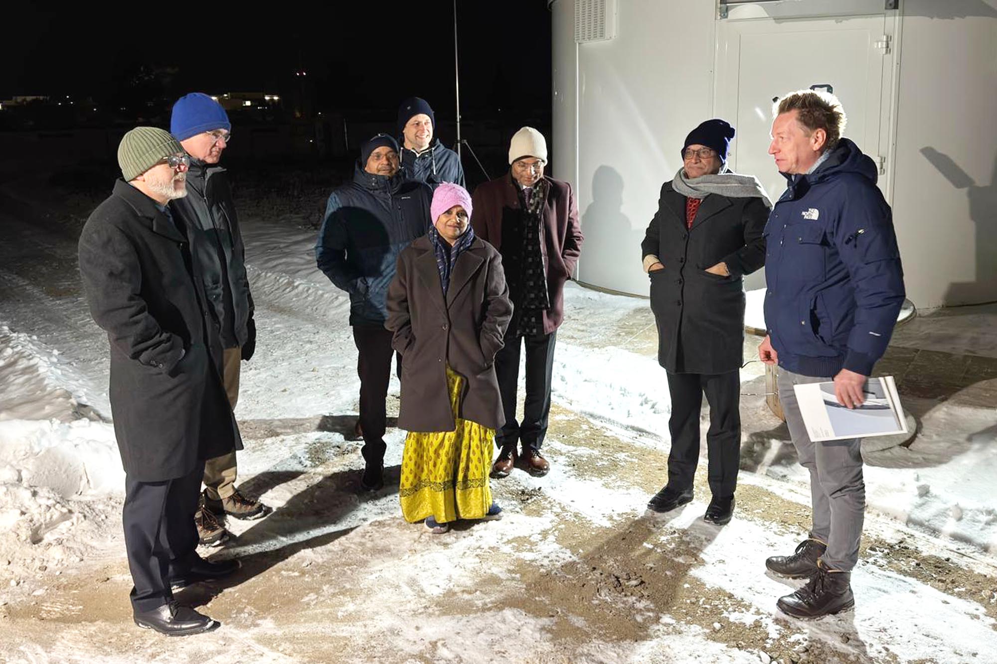 Indian delegation to DiGOS at the Potsdam Science Park